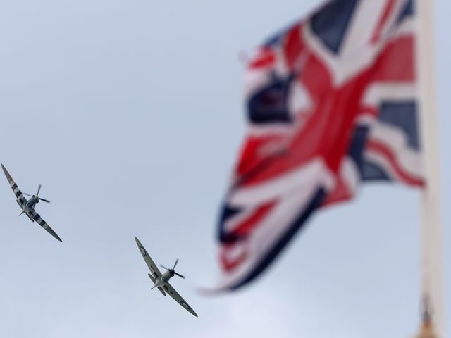 Supermarine Spitfires.  Picture: Chris Moorhouse (200925-23)