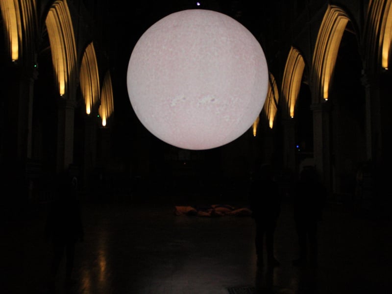 St Mary's Church Sun Installation.