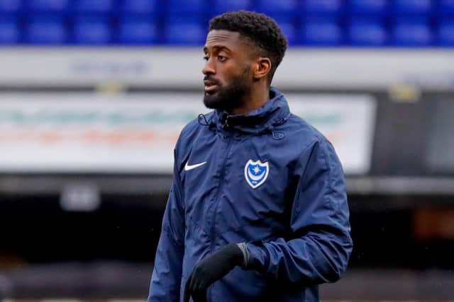 Jordy Hiwula hasn't played a league game for Pompey since November 21. Picture: Simon Davies