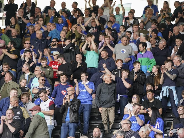 3,120 Pompey fans made the Blues' last trip to Derby in April last season.