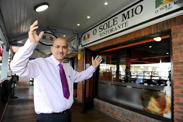O Sole Mio's owner Giovanni Vaccaro. Picture: Sarah Standing (180555-9362)