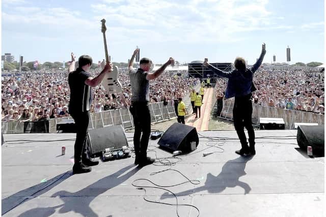 The K's on the main stage at Victorious Festival, Southsea, 2022. They headline Golden Touch Festival on June 10, 2023.