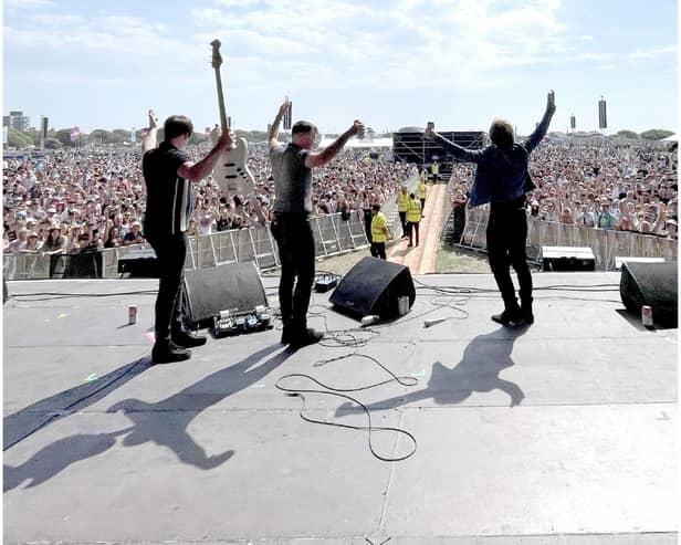 The K's on the main stage at Victorious Festival, Southsea, 2022. They headline Golden Touch Festival on June 10, 2023.