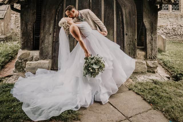 Celebrate wedding Taylor and Lee StedmanTaylor and Lee StedmanPicture: Carla Mortimer Wedding Photography