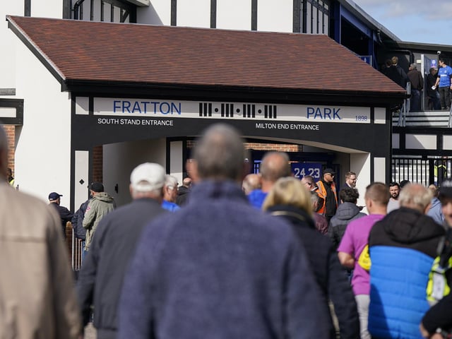 The race is on to get inside Fratton Park.