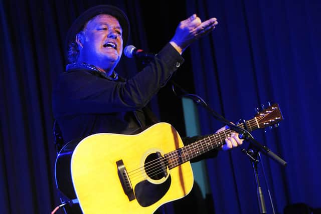 Levellers frontman Mark Chadwick playing a solo gig at The Gaiety, Southsea, on June 17, 2021. Picture by Paul Windsor