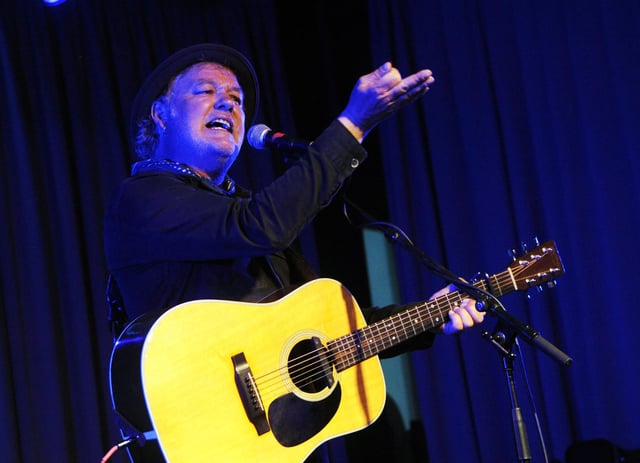 Levellers frontman Mark Chadwick playing a solo gig at The Gaiety, Southsea, on June 17, 2021. Picture by Paul Windsor
