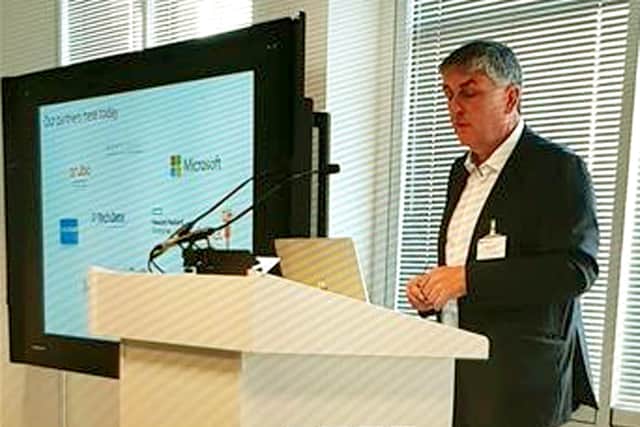 Charlie Baynes, the managing director of Medhurst Communications Ltd