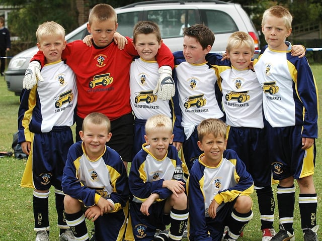 Havant & Waterlooville B U9s. Picture by Mick Young.