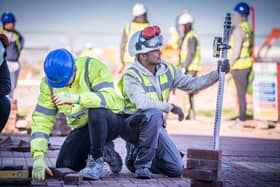 Fareham College has teamed up with Job Centre Plus to help people out of work retrain to get jobs in the construction industry. 

Picture: Chris Russell
