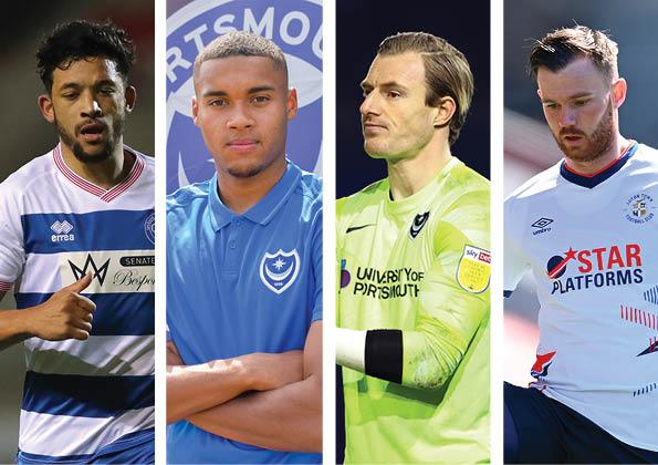 From left: Macauley Bonne, Gavin Bazunu, Craig MacGillivray and Ryan Tunnicliffe