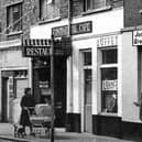 Continental Cafe, Commercial Road, Portsmouth, November 1965.