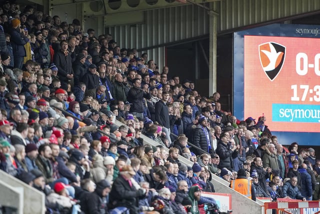 1,517 Pompey fans made the trip to Whaddon Road for the Blues' 2-1 defeat at Cheltenham