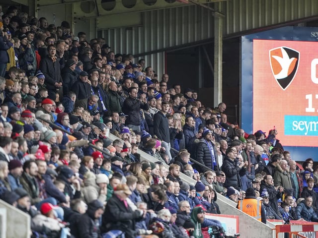 1,517 Pompey fans made the trip to Whaddon Road for the Blues' 2-1 defeat at Cheltenham