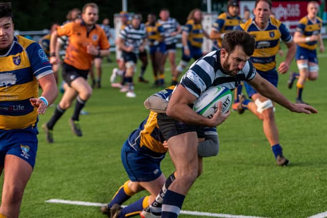 Wes Dugan scored Havant's opening try in their home loss to Westcombe Park. Picture: Vernon Nash