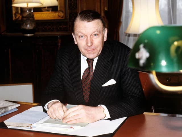 Former Tory Foreign Secretary Lord Francis Pym Photo credit should read: Martin Cleaver/PA Wire