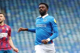 Pompey striker Jordy Hiwula
