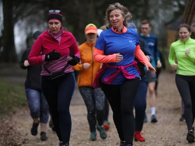 Susie Lowe, left, and Jo Evans, Havant parkrun. Picture: Chris Moorhouse
