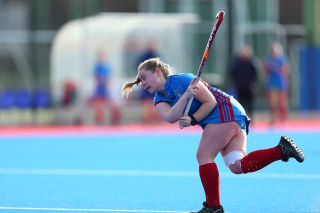 Brooke Wain hit a hat-trick as US Portsmouth defeated Portsmouth 3rds 4-1 at HMS Temeraire.
Picture: Chris Moorhouse