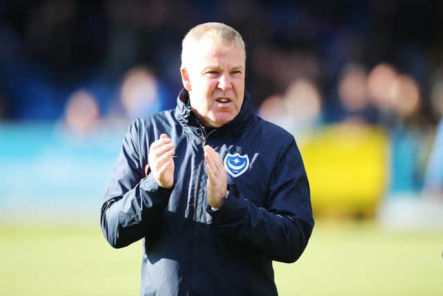 Kenny Jackett at AFC Wimbledon last season