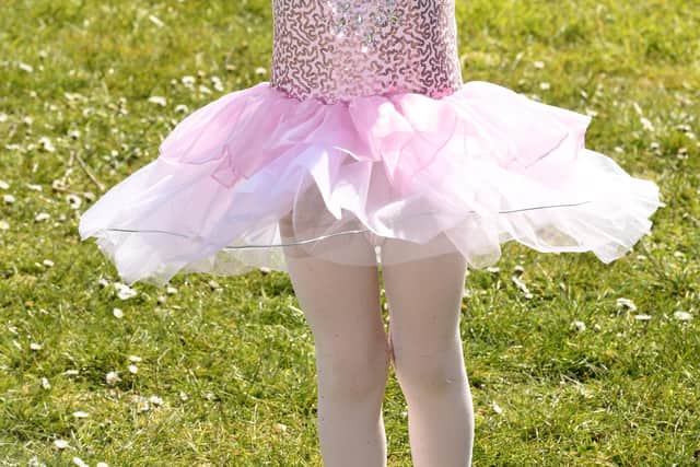 Hermione Lewis age 4 was excited to get back to Starz Ballet classes.

Picture by: Paul Jacobs/pictureexclusive.com