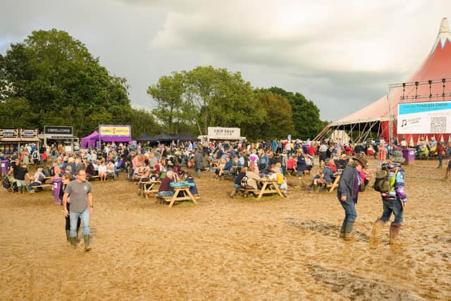 This year's Wickham Festival turned into a muddy affair
Picture: Keith Woodland (060821-78)