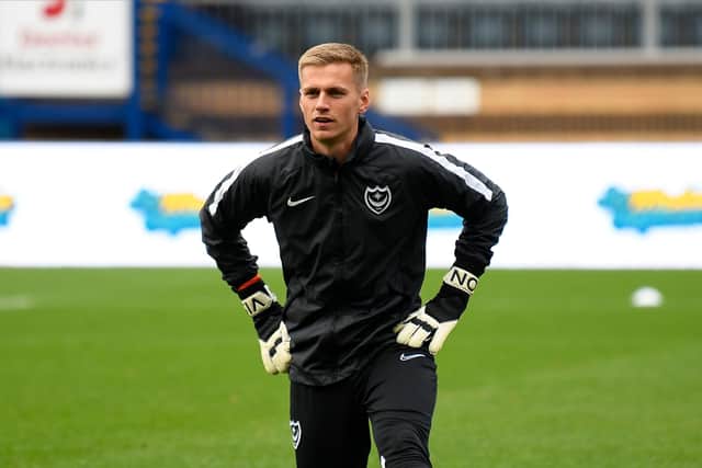 Pompey are looking to send Alex Bass out on loan this month.