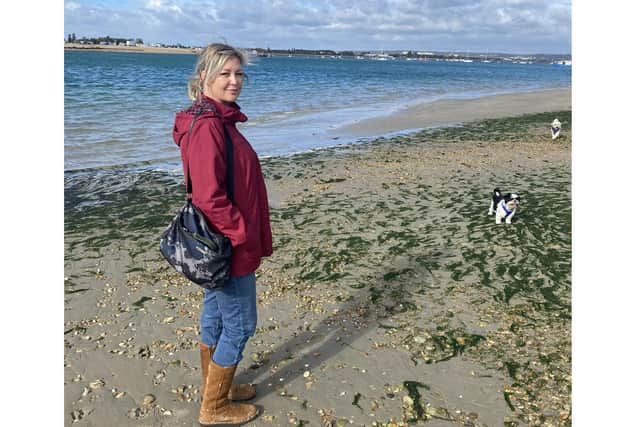 Karina Vaile, from Denvilles, will be doing a Boxing Day Dip to raise funds and awareness of nerve condition Charcot Marie Tooth disease
