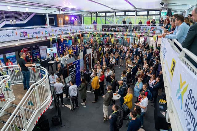 Crowds gather at the 2025 Venturefest South Festival of Innovation