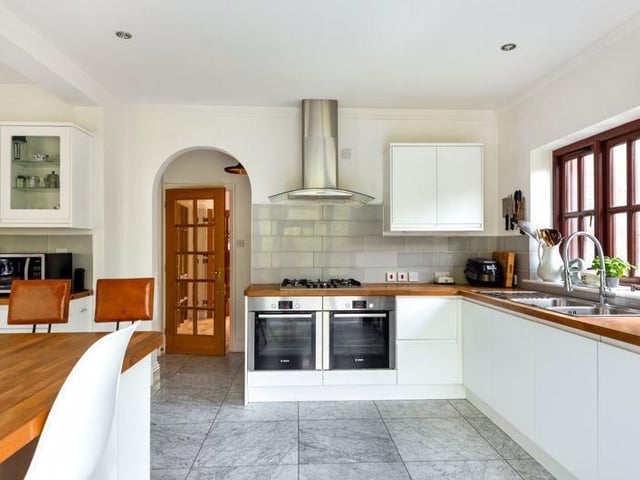 This seven bedroom detached house in Mill Lane, Havant, is on the market for £2m. It is listed on Rightmove by Taylor Hill & Bond, Havant.