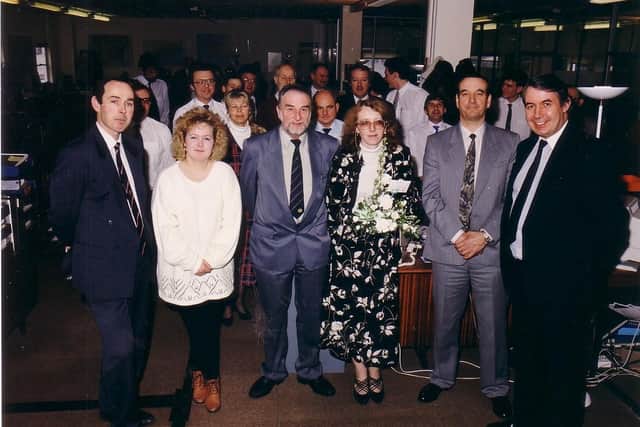A past leaving do at Avery Hardoll