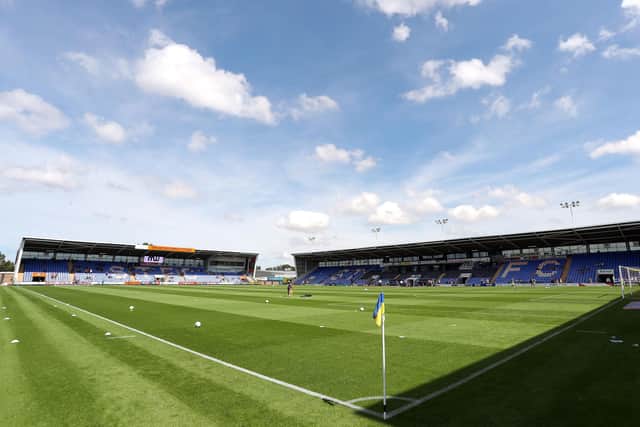 Shrewsbury’s League One match against Crewe on Saturday has been suspended due to recent positive tests for coronavirus, the EFL has announced. Picture: Richard Sellers/PA Wire.