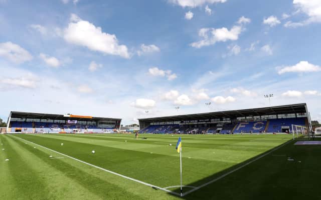 Shrewsbury’s League One match against Crewe on Saturday has been suspended due to recent positive tests for coronavirus, the EFL has announced. Picture: Richard Sellers/PA Wire.