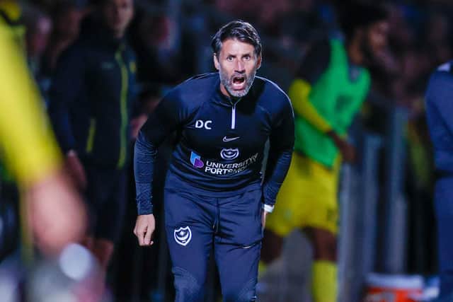 Pompey boss Danny Cowley
