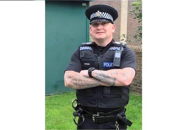 PC Doug Franks Picture: Sussex Police