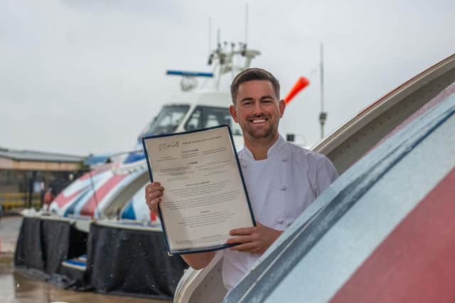 Hovertravel set menu at RTCafe Gill