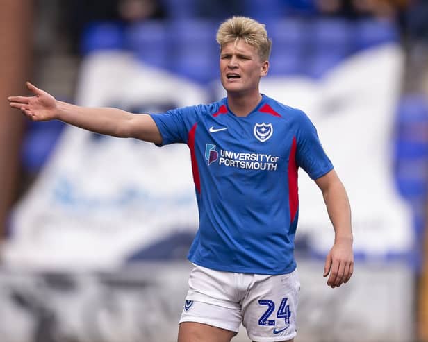 Cameron McGeehan thoroughly enjoyed his loan period with Pompey. Picture: Daniel Chesterton/phcimages.com
