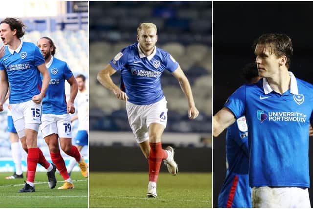 From left, Rasmus Nicolaisen, Jack Whatmoug and Sean Raggett