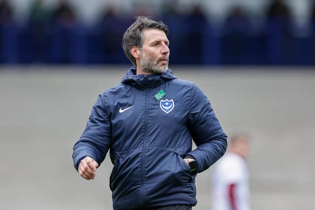 Pompey boss Danny Cowley combined his previous roles as manager of Concord Rangers and Braintree Town with his duties as a PE teacher at FitzWimarc School, Essex.