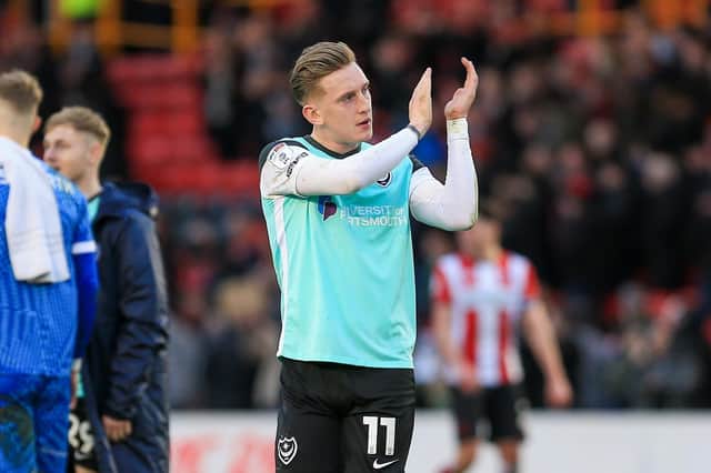 Ronan Curtis has been recalled to Pompey's starting XI against Cheltenham. Picture: Jez Tighe/ProSportsImages