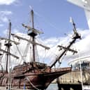The Galeón Andalucía is docked in Gunwharf from Thursday, July 31 and Sunday, August 3.  Picture: Sarah Standing (010825-7919)