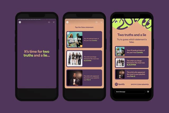 Spotify Wrapped has unveiled new features for 2021. Picture: Spotify