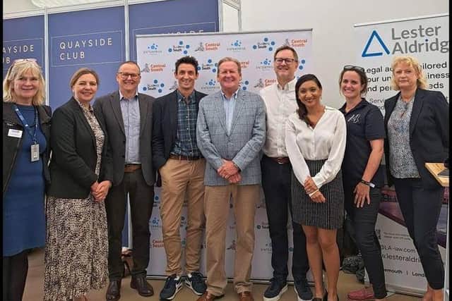 Members of the panel at the Business South Business Leaders Breakfast at the Southampton International Boat Show