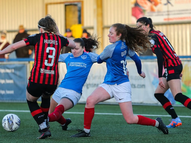 Pompey Women v Ipswich. Picture by Nathan Lipsham