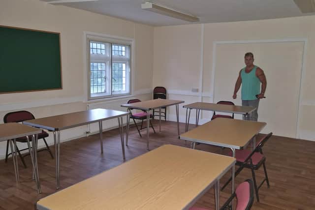 Experienced ghost hunter Tony Ferguson believes Merchistoun Hall in Horndean is "haunted" after staying in the building until the early hours. Picture: Tony Ferguson