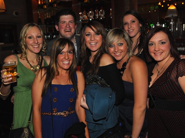 Clubbers enjoy a night out in Portsmouth in 2009. Picture: (091104-2242)