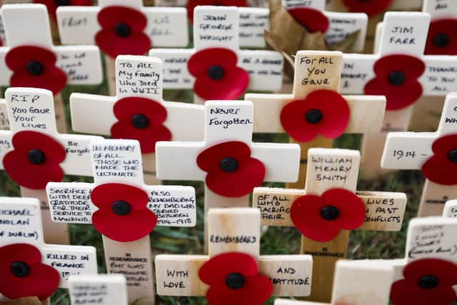 Remembrance poppies are undergoing major changes this year. Picture: Tristan Fewings/Getty Images.