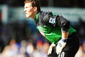 Jamie Ashdown spent eight seasons with Pompey before retiring in 2015. Now he's back playing again - at the age of 42. Picture: Mike Hewitt/Getty Images