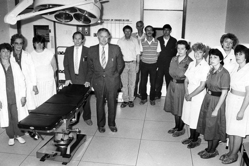 A new surgical unit at QA Hospital in September 1987