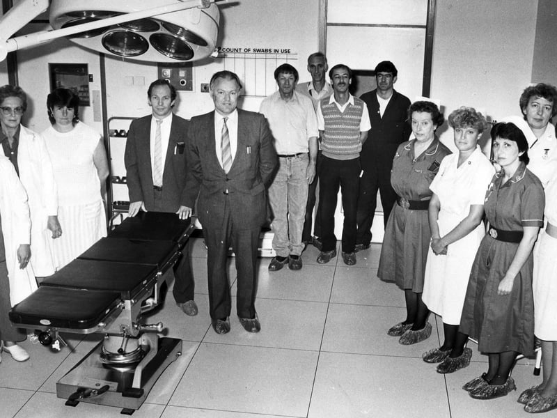 A new surgical unit at QA Hospital in September 1987